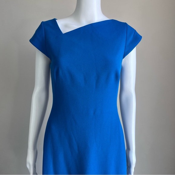 L.K. Bennett Ire Fit And Flare Dress in Andaman Blue - 6 - Picture 5 of 8